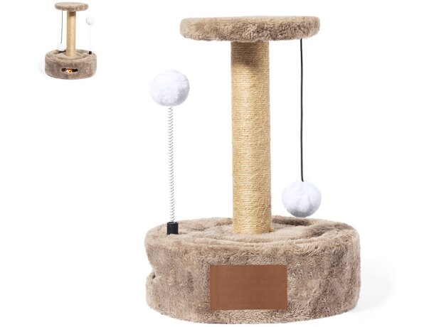 Juego interactivo Duval con rascador y zona de descanso detalle 1