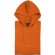 Sudadera de poliester con capucha naranja