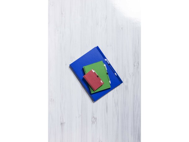 Libreta con 50 hojas y mini bolígrafo