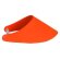 Visera Sunday de caucho ajustable personalizada naranja