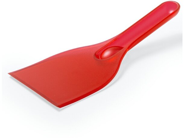 Rascador de hielo personalizado personalizado para coche grabado rojo
