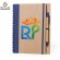 Libreta ecológica personalizada con bolígrafo de cartón reciclado Tunel detalle 2