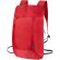 Mochila plegable Redrax en poliéster reciclado RPET Rojo