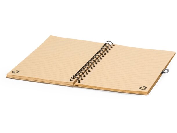 Libreta con anillas detalles en rPET para bambú Gasmon detalle 3