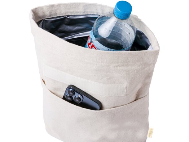 Neveras originales con cierre con velcro y asa de transporte en algodón reciclado Trixen detalle 5