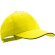 Gorra con cierre ajustable de alta calidad personalizada amarilla