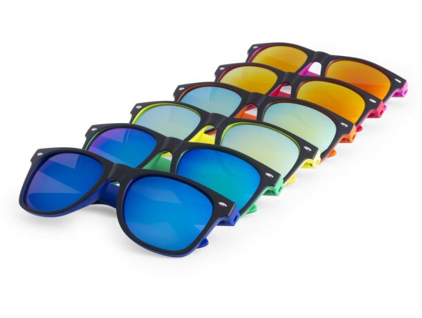 Gafas personalizado de sol con lentes de espejo