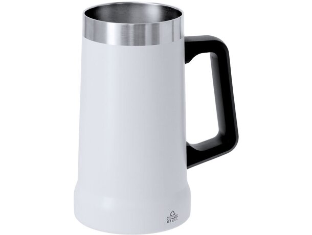 Jarra Glinox acero inoxidable reciclado con asa de 700ml detalle 2