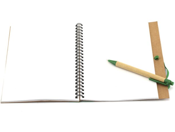 Libreta de cartón ecológico con goma barata
