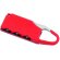 Candado metálico en varios colores personalizado rojo