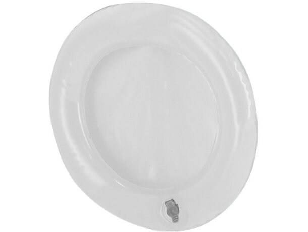 Almohadilla hinchable Zalox con función frisbee de PVC brillo detalle 4