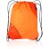 Mochila Fiter con cuerdas con bolsillo en esquina original naranja