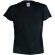 Camiseta Hecom de niño 135 gr color negro