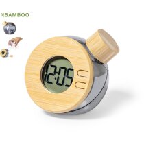 Reloj Graox bambú con pantalla LCD agua