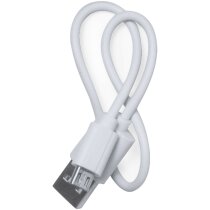 Cable con powerbank de 2000mah blanco Cable con powerbank de 2000mah blanco