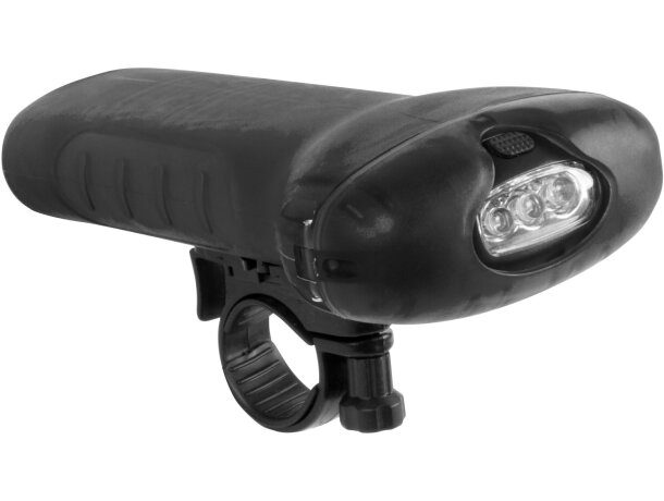 Linterna de 3 leds para bicicleta barata negra