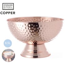 Cubitera champanera acero cobre martilleado Larch