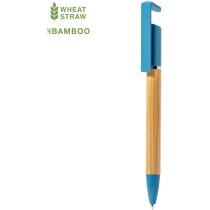 Bolígrafo Zonta bambú con soporte móvil publicidad
