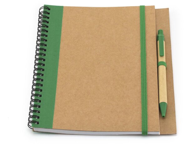 Libreta de cartón ecológico con goma detalle 1