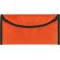 Portadocumentos de poliéster en gran gama de colores naranja
