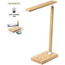 Sleya lampara bambu plegable carga inalambrica