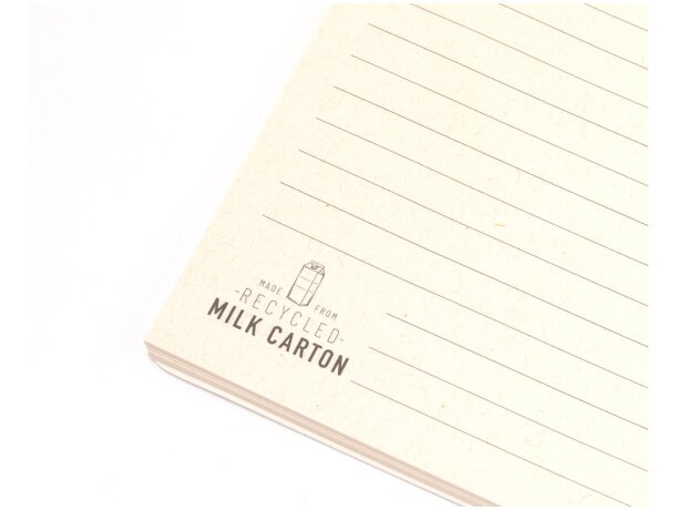 Libreta ecológica cuaderno personalizado barato Edilax tapas duras recicladas detalle 4