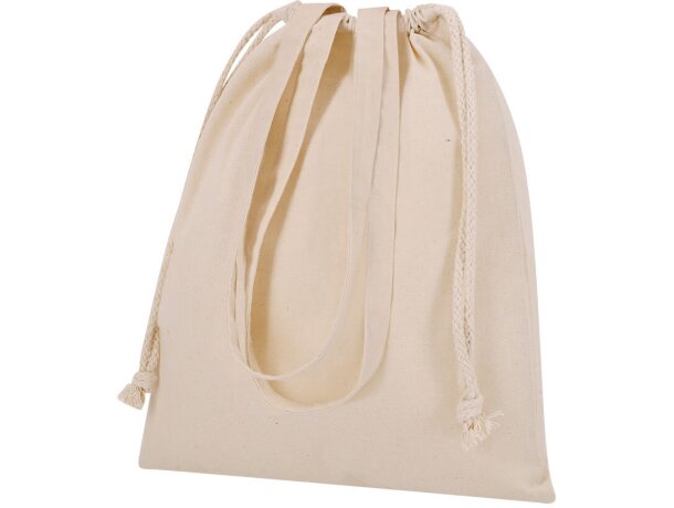 Bolsa algodón Panthus con asas largas reforzadas 180 g/m² detalle 3