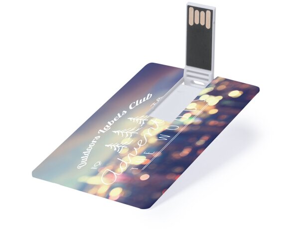 Memoria USB Sondy 16GB con logo blanco