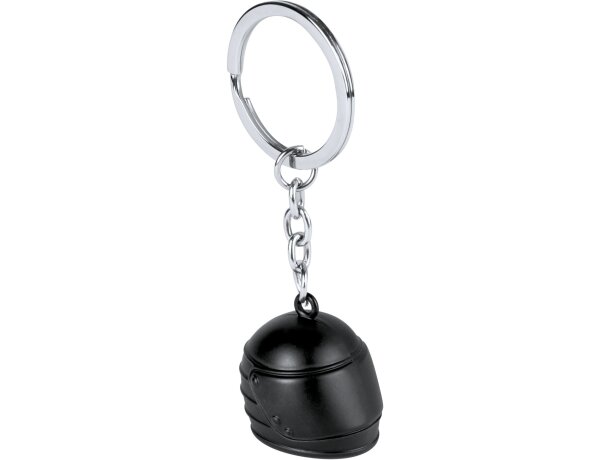 Llavero con forma de casco negro barato