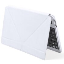 Teclado de polipiel con soporte negro con logo Teclado de polipiel con soporte negro con logo