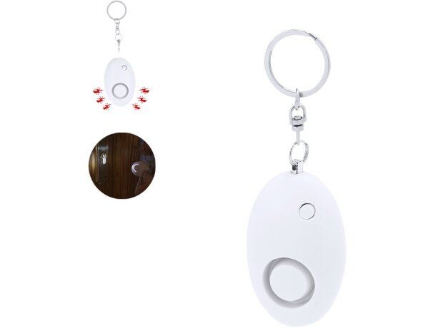 Alarma personal Lyra con linterna LED y activación rápida detalle 1