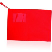 Portadocumentos de poliéster con ventana de identificación personalizado Portadocumentos de poliéster con ventana de identificación personalizado
