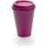 Vaso barato con tapa para llevar personalizado fucsia