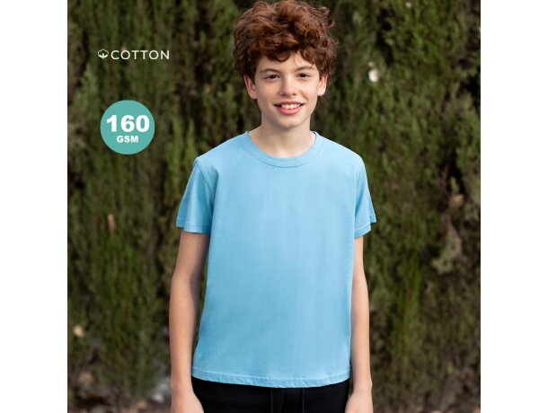 Camisetas niños algodón peinado 160 g/m2 detalle 1