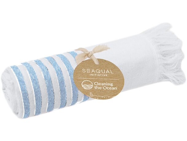 Pareo toalla Tirling algodón reciclado SEAQUAL sostenible detalle 5