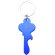 Llavero llave abridor azul