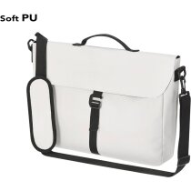 Portadocumentos Sarlem beige con cinta acolchada