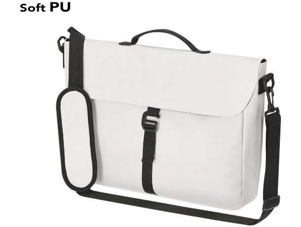 Portadocumentos Sarlem de PU con compartimento acolchado detalle 1