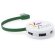 Dispositivo redondo con 4 puertos usb Verde