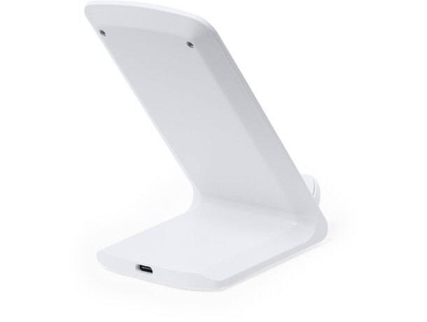 Cargador inalámbrico con logotipo soporte smartphone Tayil Rcs detalle 3