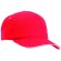 Gorra con cinco paneles y ojetes de color five roja barata