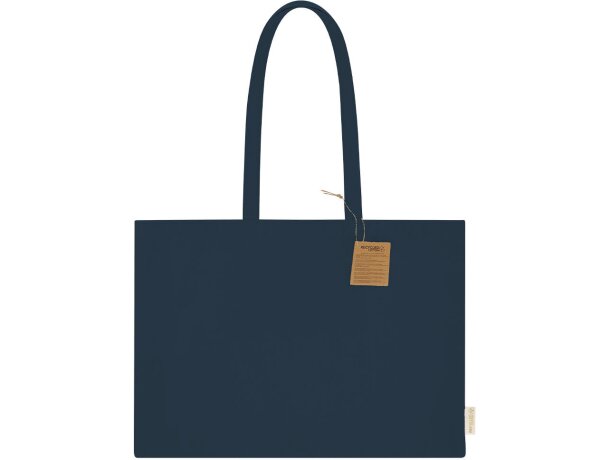 Bolsa Tremul algodón reciclado con fuelle y asas reforzadas detalle 11