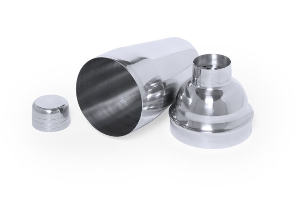 Set cóctel Cefiro con coctelera acero inoxidable y copas detalle 6