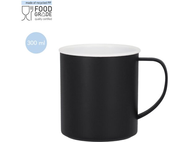 Taza Mayfer de PP reciclado con certificación Food Grade detalle 1