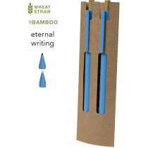 Set Okafor bolígrafo y lápiz eterno de bambú