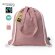 Mochila saco personalizada algodón reciclado 140 g/m2 Riak Fairtrade detalle 1