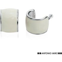 Pendientes Moss de Antonio Miró acabado plateado