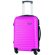 Trolley de abs con 4 ruedas giratorias personalizado fucsia