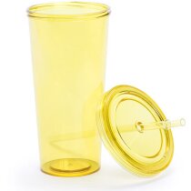 Vaso Trinox de plastico transparente de colores