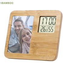 Portafotos bambú con diseño personalizado Krent